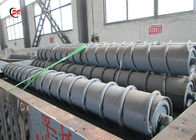 Cargo Transported Flat Conveyor Belt Self Cleaning Idlers Steel Conveyor Roller