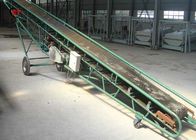 50m Movable Green Carbon Steel Mobile Flat Belt Conveyor Fertilizer