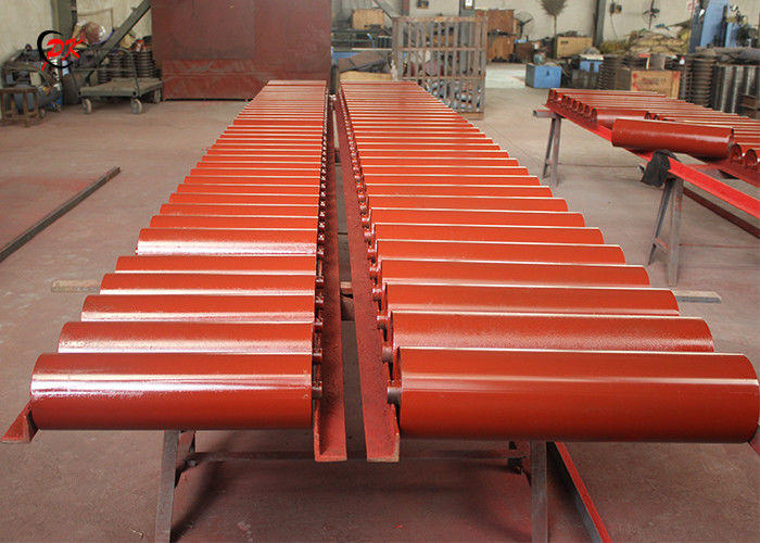 Horizontal Portable Concrete Conveyors Belts Industrial Steel Rollers