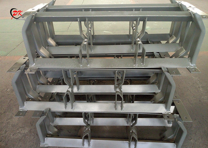 Heavy Duty Steel Rollers Construction Production Line Inclined Fixed Conveyor Belts