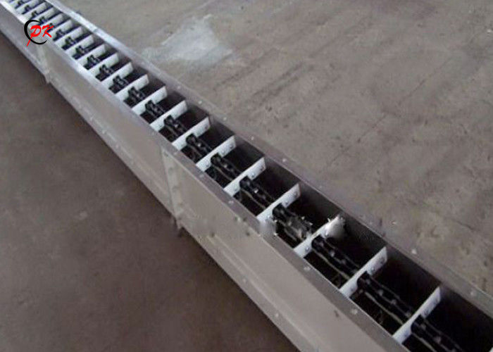 Limestone Powder Scraper Chain Conveyor , Talcum Powder Drag Chain Conveyor