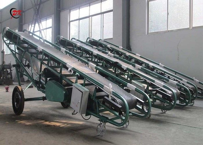 Storage Mobile Electric Lift Conveyor Belt For Loading And Unloading