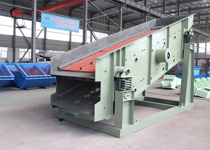 6M Length Circular Vibratory Sieve Inclined Vibrating Sifter for Quartz Sand Classification