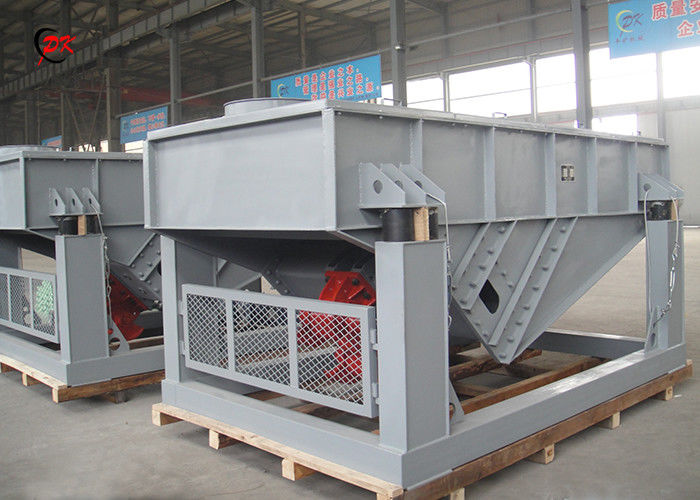 High Efficiency Carbon Steel Linear Vibrating Screen With Big Capacity