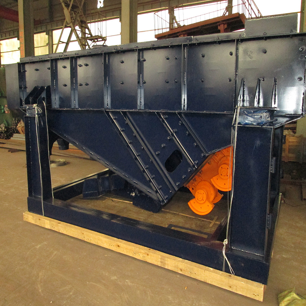 Industrial Linear Vibrating Screen Wood Chips Vibratory Sieve Shaker Motor Drive