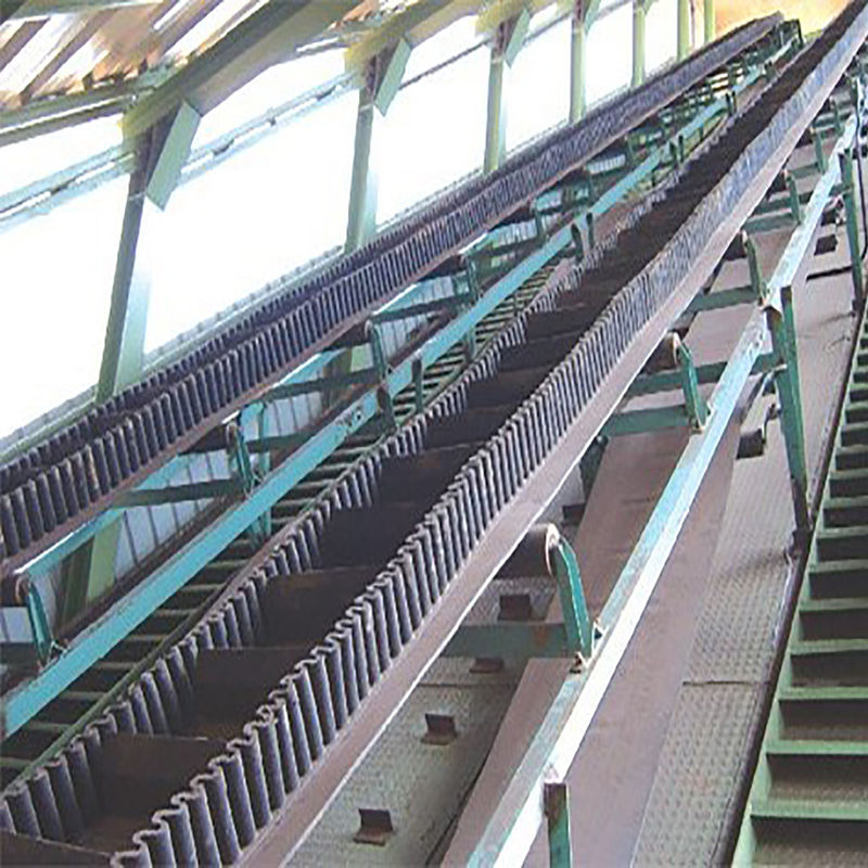 sidewall large angle corrugated belt conveyor