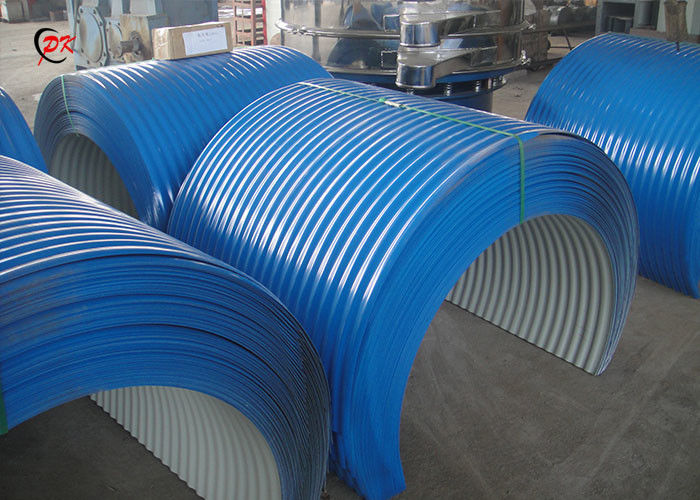 Color Precoated Steel Conveyor Belt Covers Material Transportation