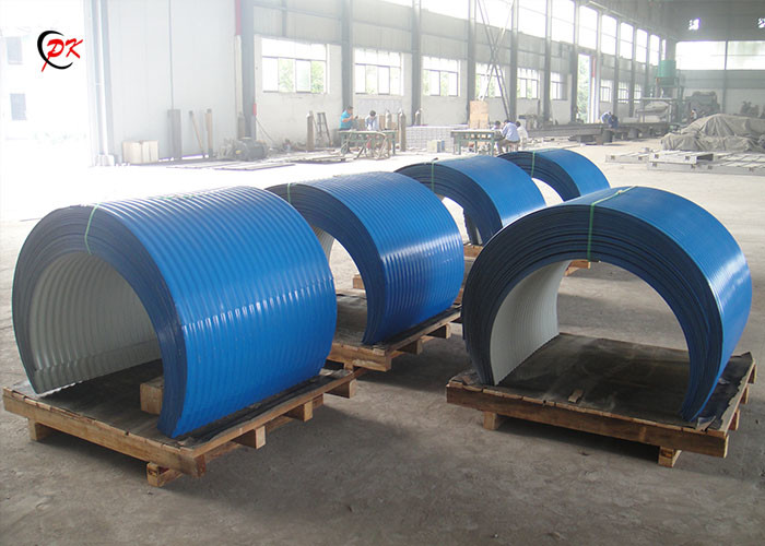 Rubber Conveyor Belt Hood High Strength Galvanization Steel Sheet Covers